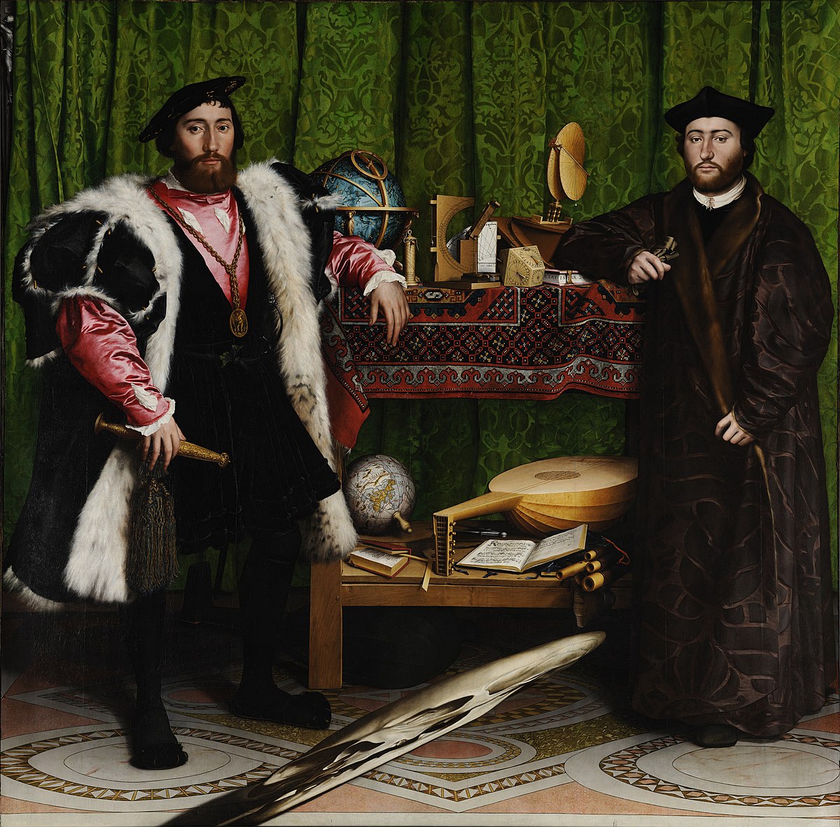 1200px Hans Holbein the Younger The Ambassadors Google Art Project