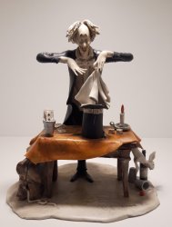 Vignette de Toni Moretto sculpteur de figurines magiques