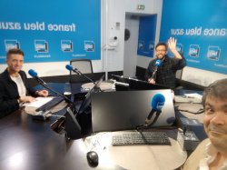 Vignette de Les images de l'interview télé et radio de Gérard Souchet pour le Festival de NICE